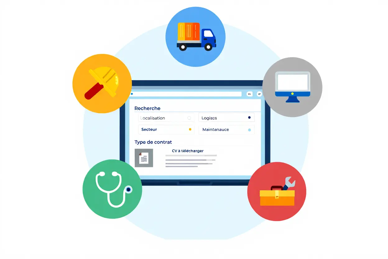 Plateforme de recherche d'emploi intérim