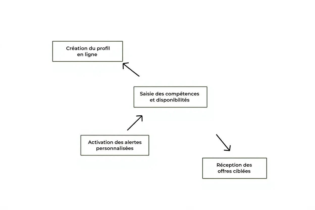 Processus d'inscription intérim