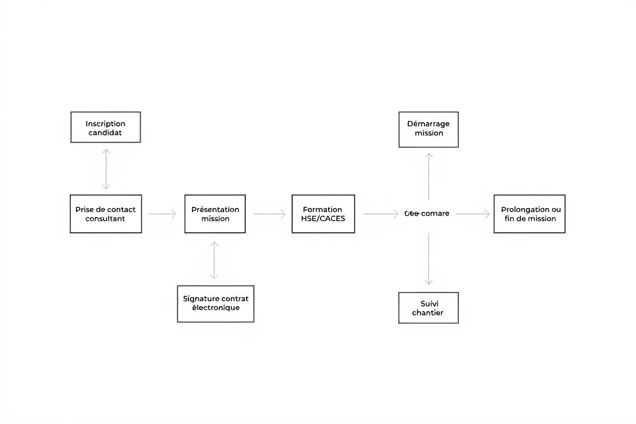 Processus recrutement intérim