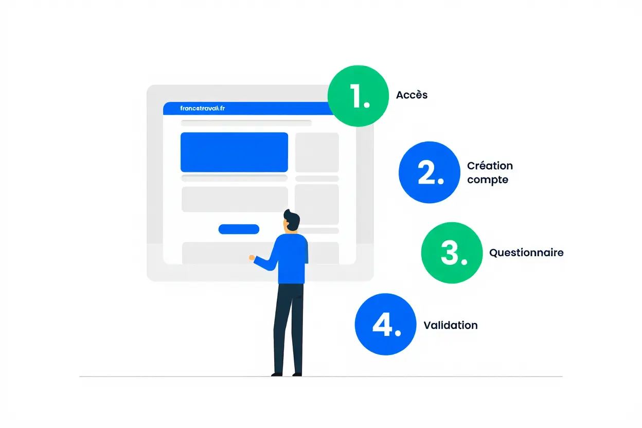 Processus d'inscription en ligne