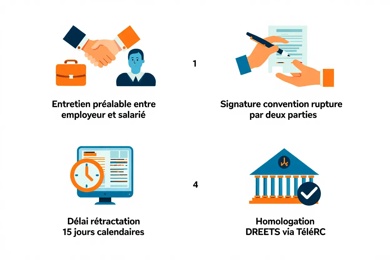 Processus rupture conventionnelle 2026