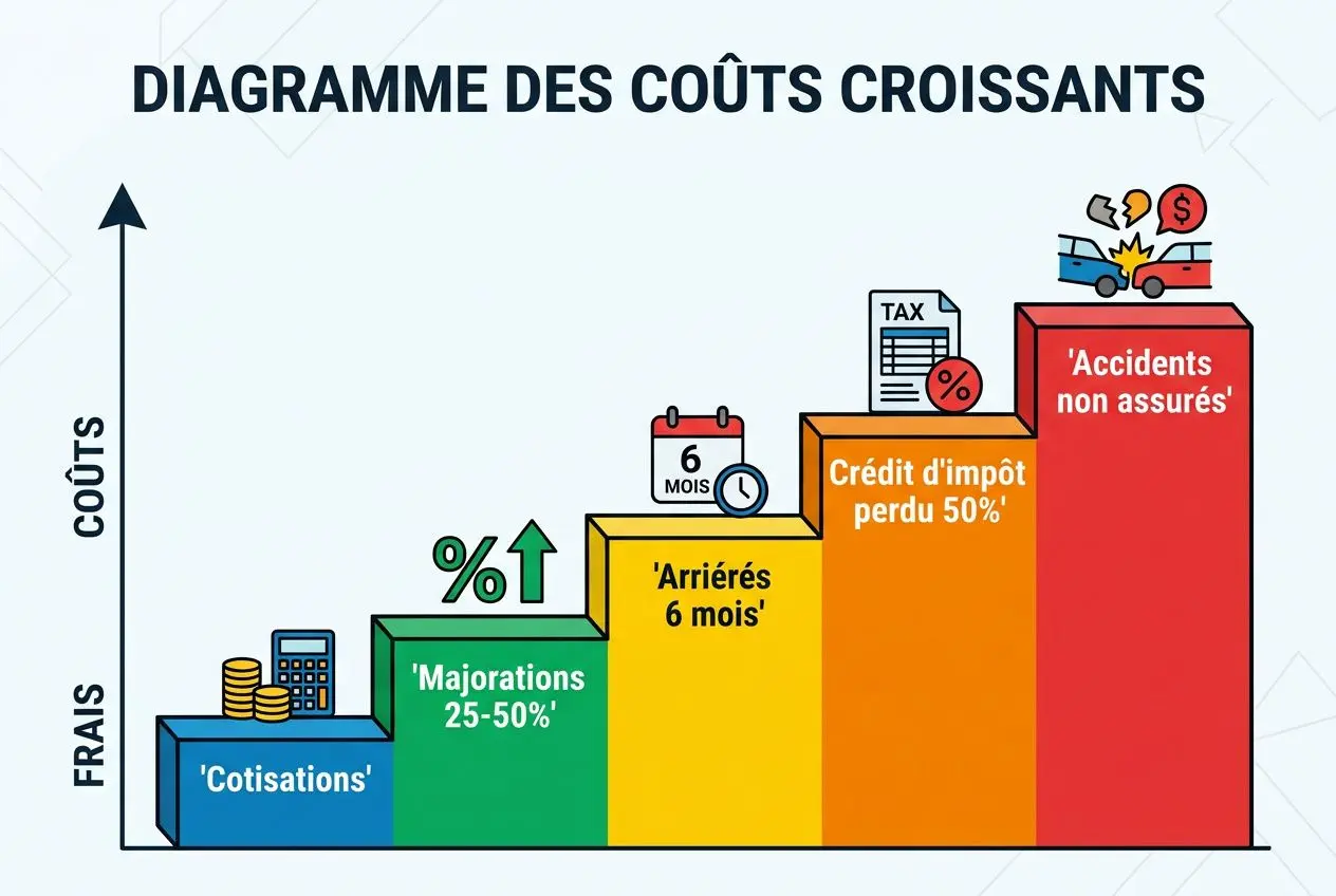 Escalade des coûts du ménage non déclaré