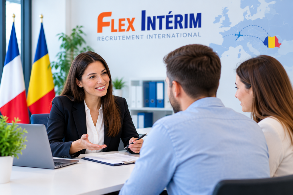 Contact agence intérim roumaine Flex Intérim – accompagnement des entreprises françaises